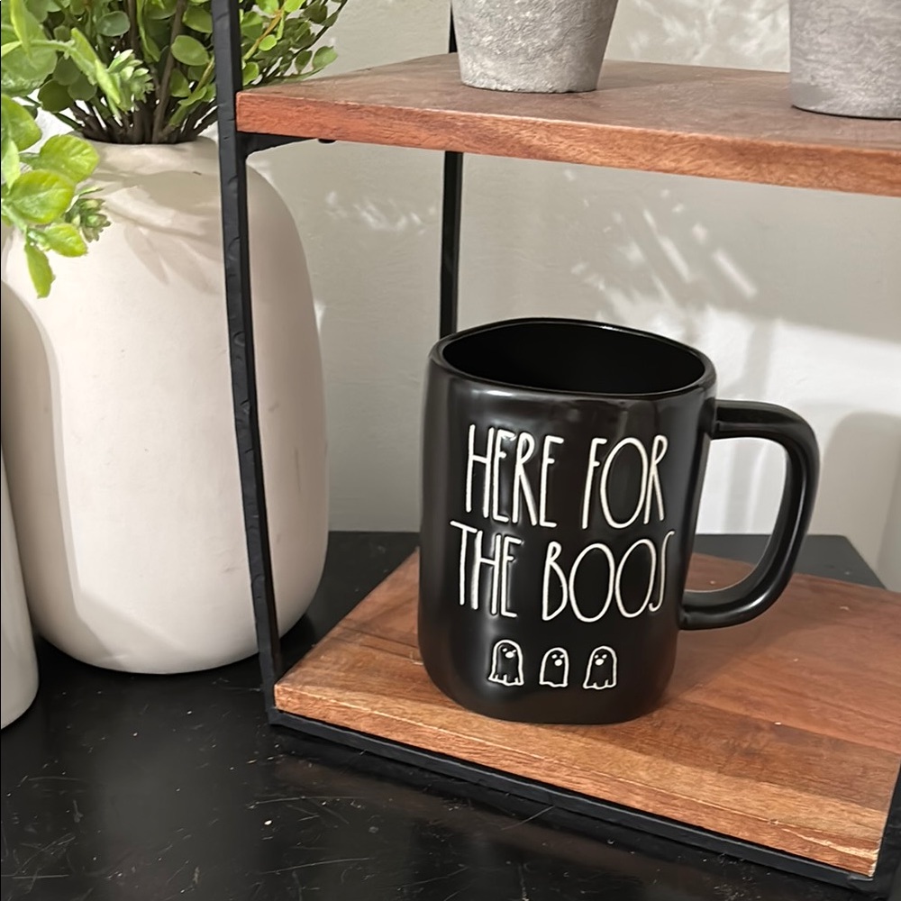NWT Rae Dunn Black Halloween Mug